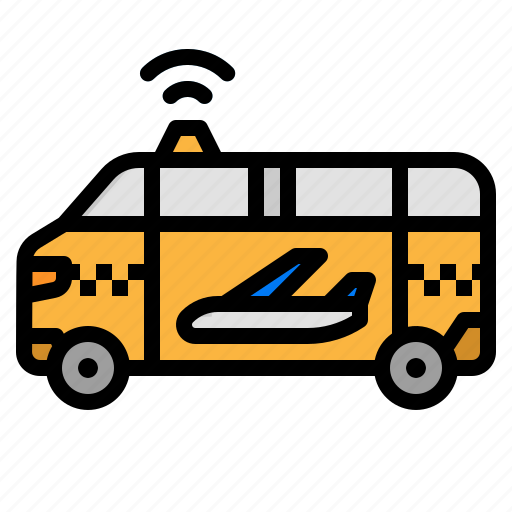 Airport, car, plane, service, taxi icon - Download on Iconfinder