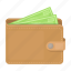 bill, cash, finance, money, purse 