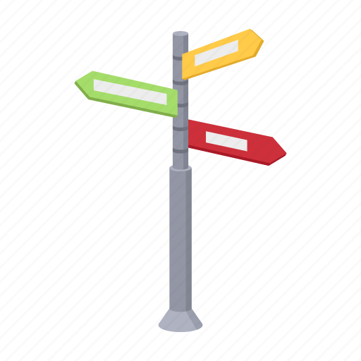 Arrow, banner, column, direction, object, pointer icon - Download on Iconfinder