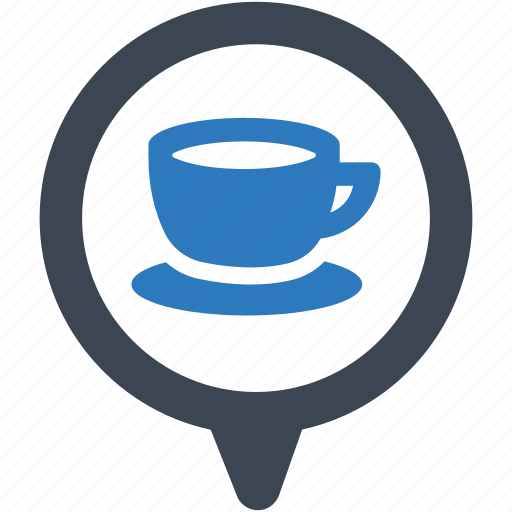 Coffee, location, shop, cafe, drink, cup, hot icon - Download on Iconfinder