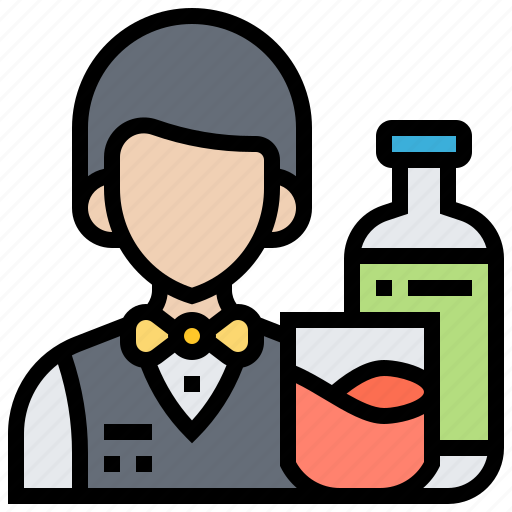 Bar, bartender, drinks, mixologist, serve icon - Download on Iconfinder