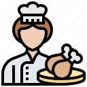 chef, cook, kitchen, restaurant, uniform