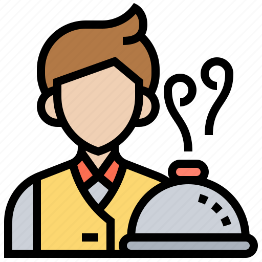 Catering, served, service, staff, waiter icon - Download on Iconfinder