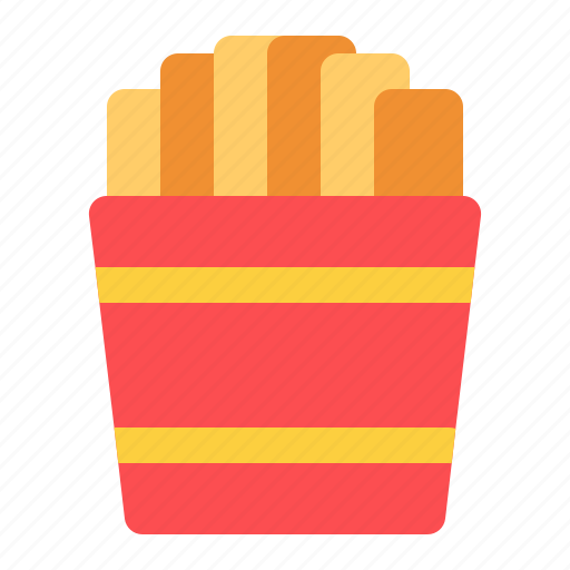 Food, restaurant, fried fries icon - Download on Iconfinder