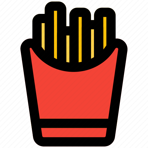 French, fries, restaurant, fast food icon - Download on Iconfinder