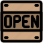 open, sign, restaurant, kitchen 