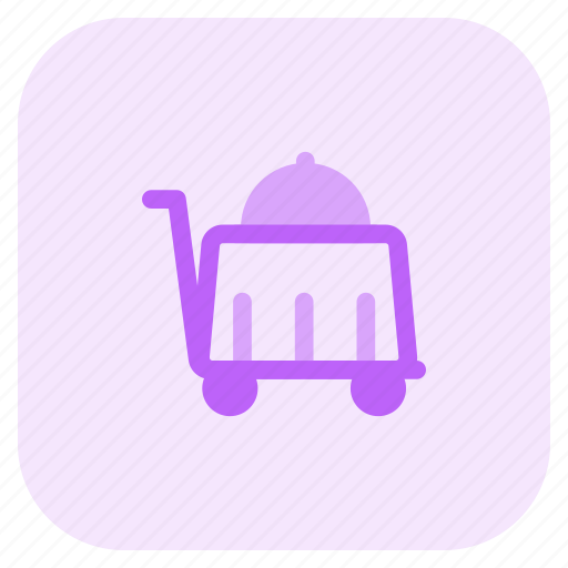 Trolley, restaurant, cart, food icon - Download on Iconfinder
