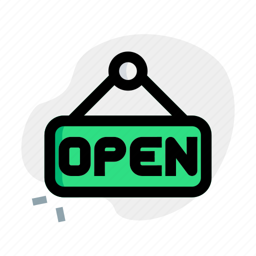Open, sign board, restaurant, kitchen icon - Download on Iconfinder