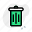 trashcan, dustbin, restaurant, meal 