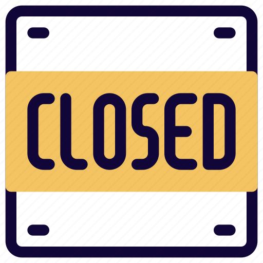 Closed, sign, restaurant, kitchen icon - Download on Iconfinder