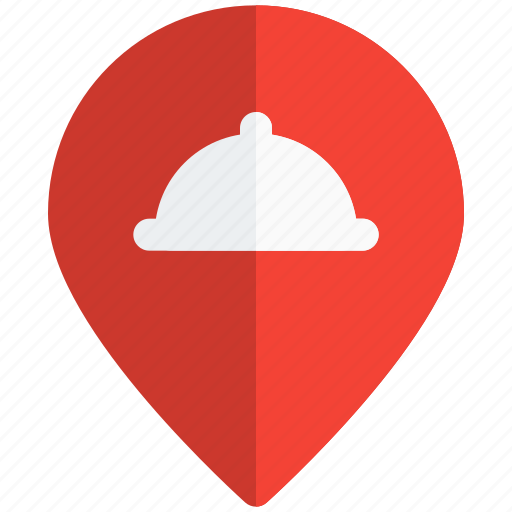 Location, pictogram, restaurant, pin icon - Download on Iconfinder
