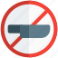 knife, pictogram, restaurant, banned, forbidden, prohibited 