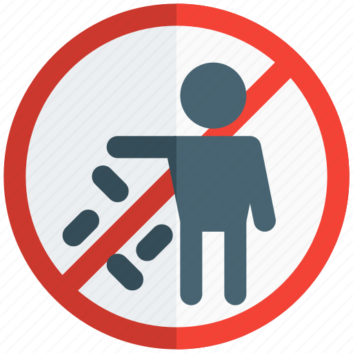 Pictogram, restaurant, no littering, banned icon - Download on Iconfinder