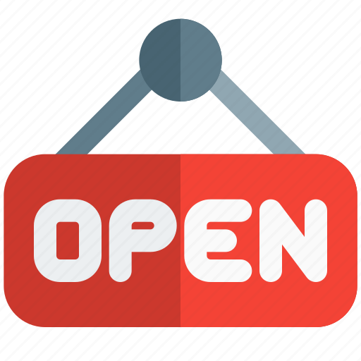 Open, sign, pictogram, restaurant icon - Download on Iconfinder