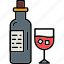 wine, alcohol, beverage, bottle, drink, glass 