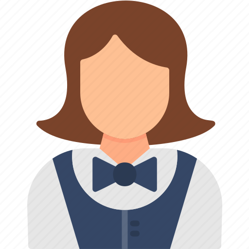 Waitress, avatar, blonde, female, occupation, people, woman icon - Download on Iconfinder