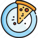 pizza, cheese, italian, restaurant, slice, food, fast food, eat, italian food, fast, meal