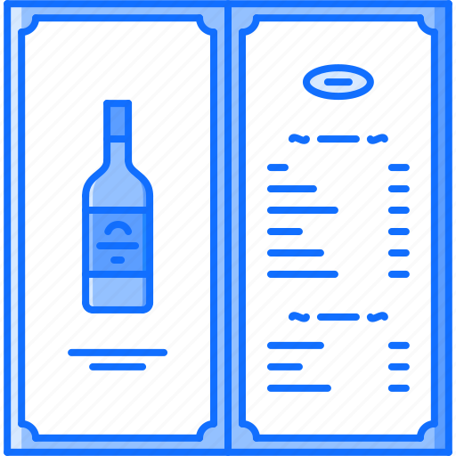Bottle, cafe, list, price, restaurant, wine icon - Download on Iconfinder
