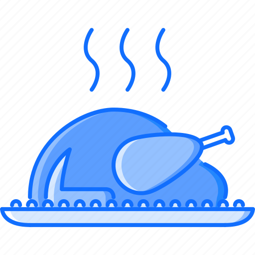 Cafe, chicken, cooking, food, restaurant, steam, turkey icon - Download on Iconfinder