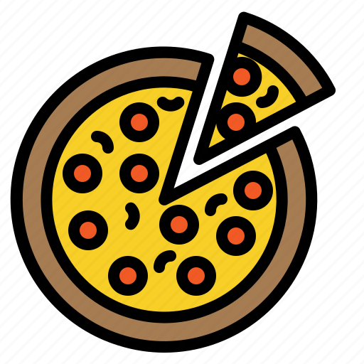 pizza crust icon the noun project