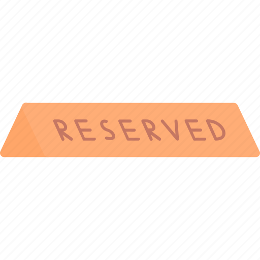 Reserved, restaurant, service, sign icon - Download on Iconfinder