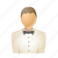 waiter, avatar, man, person, restaurant, service, user 