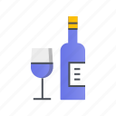 wine, alcohol, bottle, drink, glass