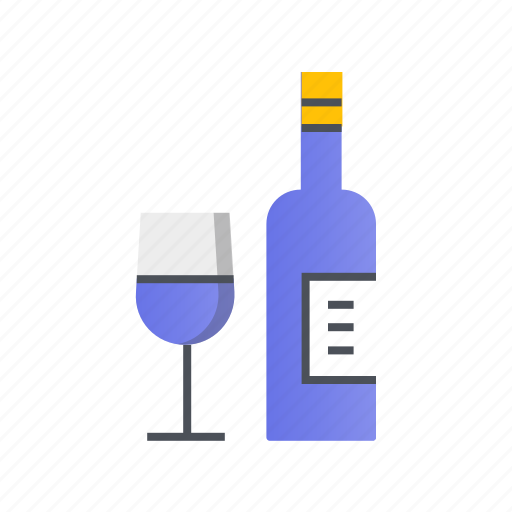 Wine, alcohol, bottle, drink, glass icon - Download on Iconfinder