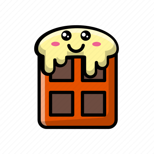 Waffle, dessert, sweet, breakfast, biscuit, bakery icon - Download on Iconfinder