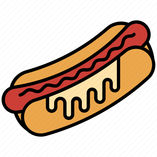 Barbecue, bbq, hot dog, sausage, food, restaurant, junk icon - Download on Iconfinder