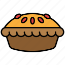 pie, cake, sweet, food, bakery, breakfast, desserts