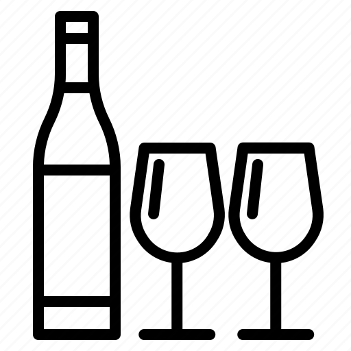 Alcohole, drink, romantic, valentine, wine icon - Download on Iconfinder