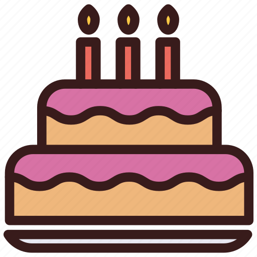 Birthday, cake, candle, party icon - Download on Iconfinder