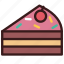 baker, bakery, cake, dessert, food, sliced 