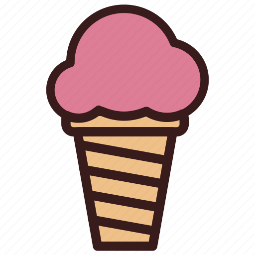 Cone, ice, ice cream, waffle icon - Download on Iconfinder