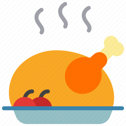 Chicken, cooking, food, plate, restaurant icon - Download on Iconfinder
