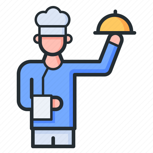 Chef, waiter, chefs speciality, serving dishes icon - Download on Iconfinder