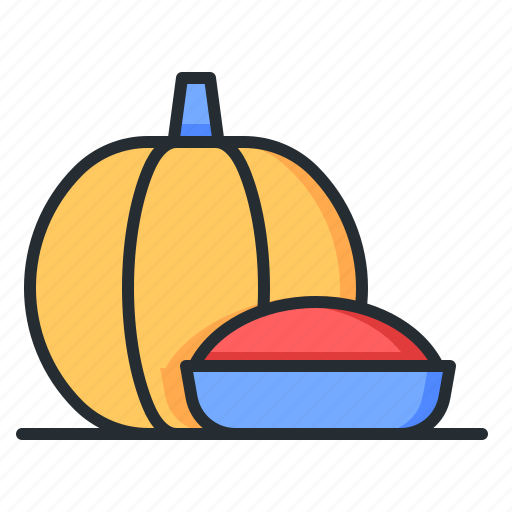 Pumpkin, autumn, pie, seasonal menu icon - Download on Iconfinder