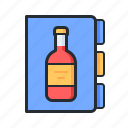 menu, drinks, wine list, bar card