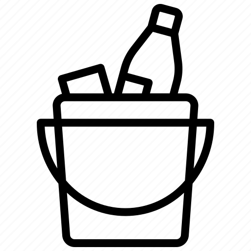 Beer, bucket, fresh, bottle icon - Download on Iconfinder