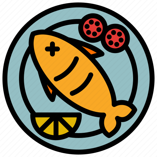 Fish, cooking, food, plate, restaurant icon - Download on Iconfinder