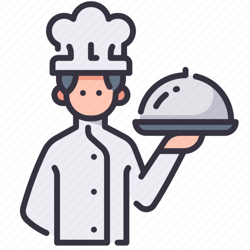 Chef, cooking, cuisine, food, meal, plate, restaurant icon - Download on Iconfinder