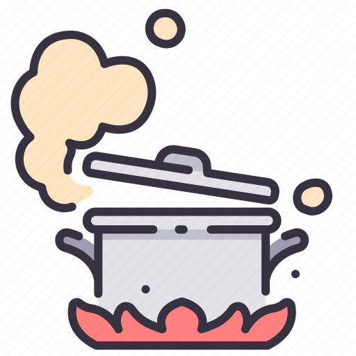 Cook, cooking, food, hot, hotpot, meal, pot icon - Download on Iconfinder