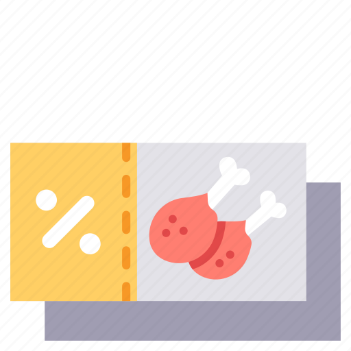 Card, coupon, discount, food, gift, price, voucher icon - Download on Iconfinder