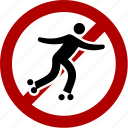 skating, is, not, allowed, skate, skates, restricted, prohibited