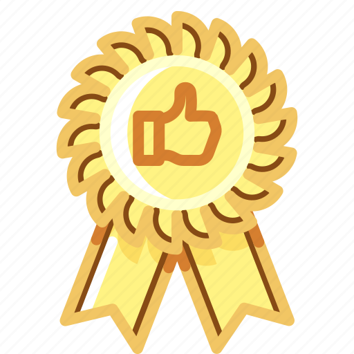 Badge, like, recommendation, thumb icon - Download on Iconfinder