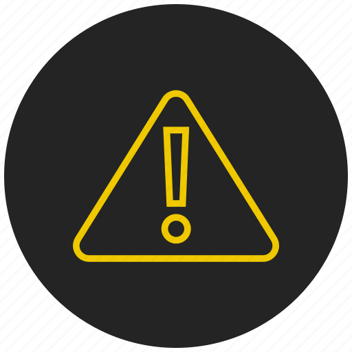 Alert, danger, error, notification, problem, warning icon - Download on Iconfinder