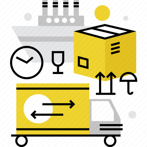 Cargo, delivery, freight, logistics, process, shipment, shipping icon - Download on Iconfinder