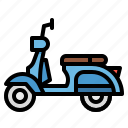 bike, motorbike, motorcycle, scooter, vespa