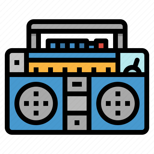 Multimedia, music, radio, standing, transistor icon - Download on Iconfinder